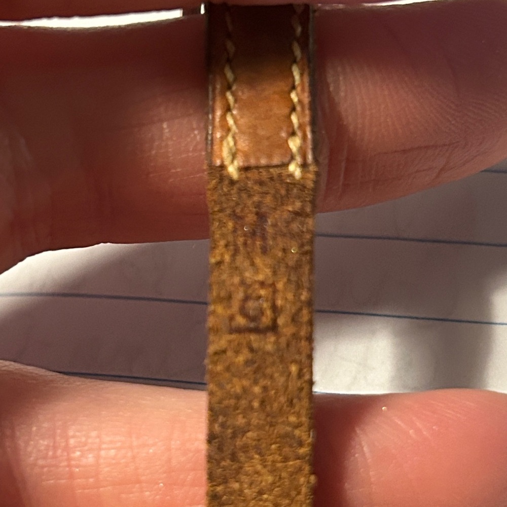 289. Hermes Behapi Tan Leather Bracelet w/coa - Picture 4 of 8
